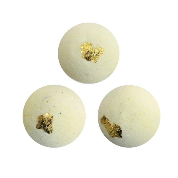 champagne bombs with gold flakes