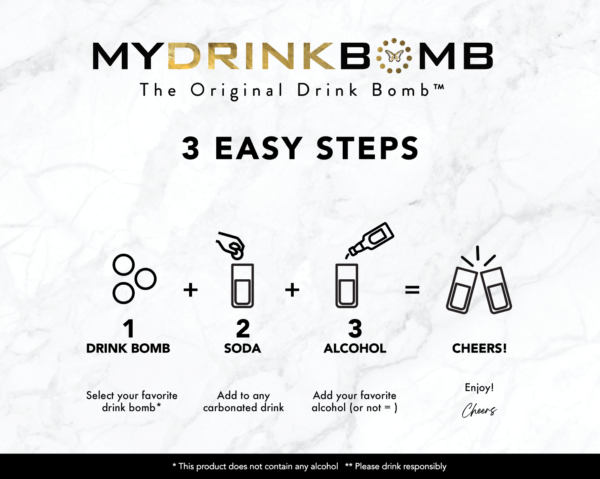 craft cocktail bomb recipes by MyDrinkBomb