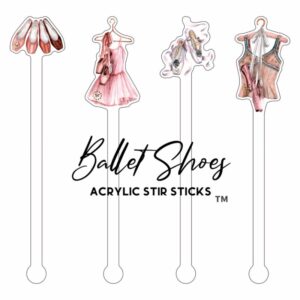 4 pack acrylic stir sticks drinkbomb craft cocktail ballet2